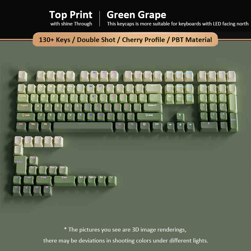 Gaming Keyboard No Rgb - Teclas PBT de doble disparo de