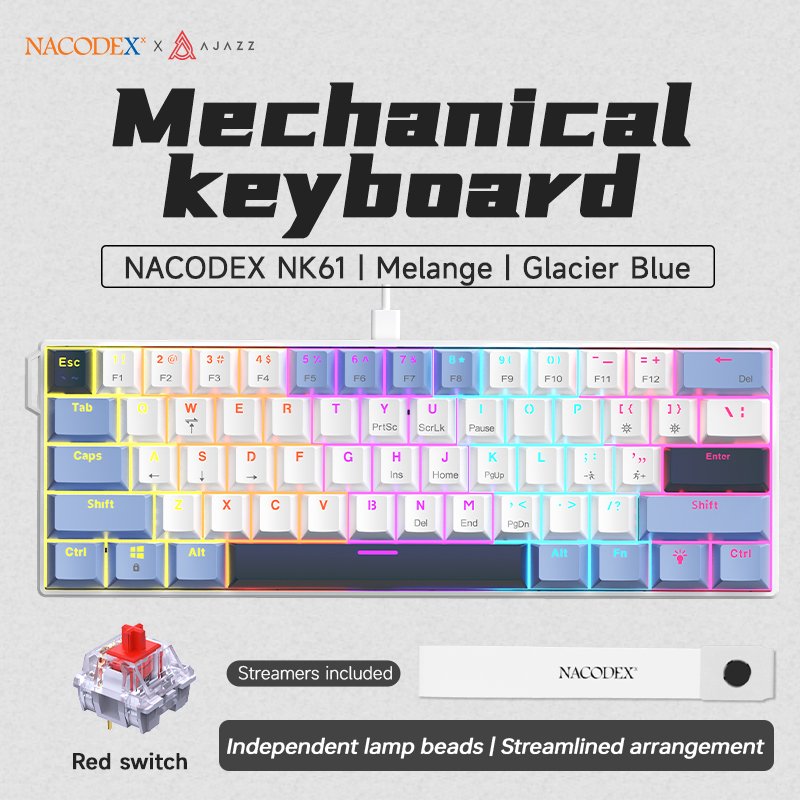 Teclado mecánico para juegos c - Keyboard Gaming Blue Switch reseña y precio