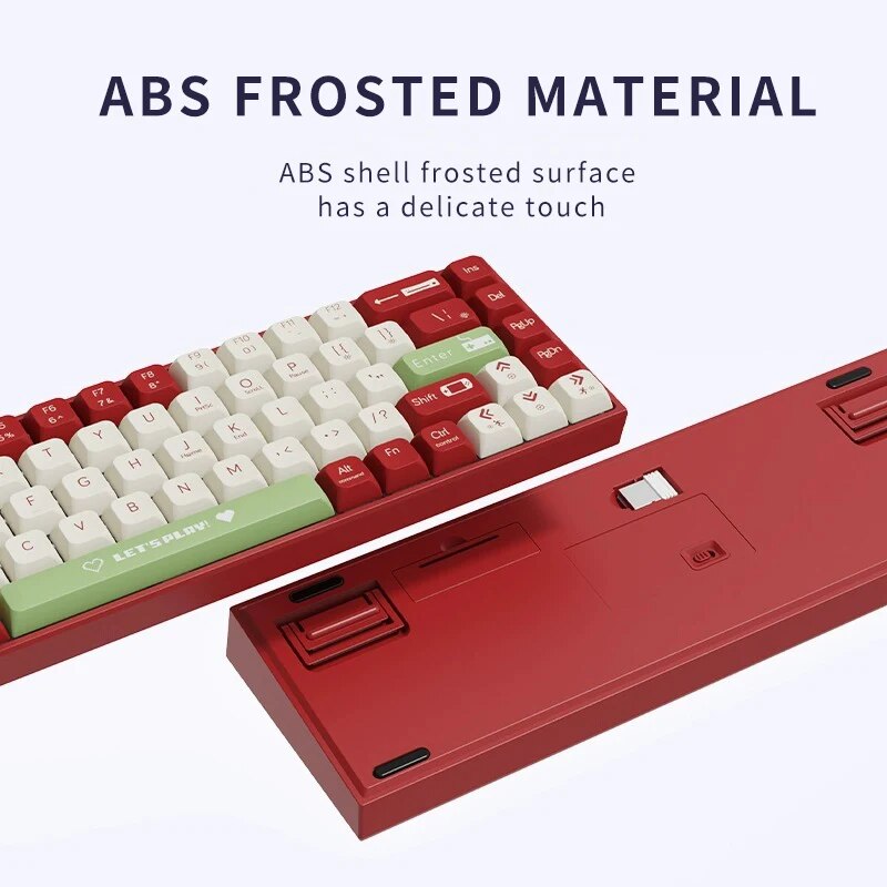 AJAZZ-Teclado mecánico AK680 p - Gaming Keyboard Hot Swappable reseña y precio