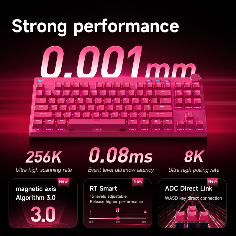 Mchose Mix87 teclado con inter - Gaming Keyboard Hot Swappable reseña y precio