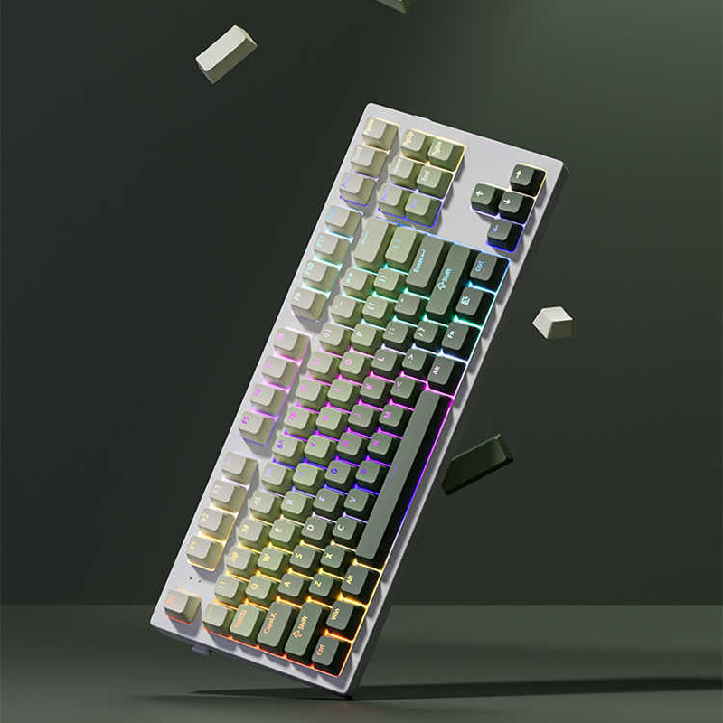 Teclas PBT de doble disparo de - Gaming Keyboard No Rgb reseña y precio